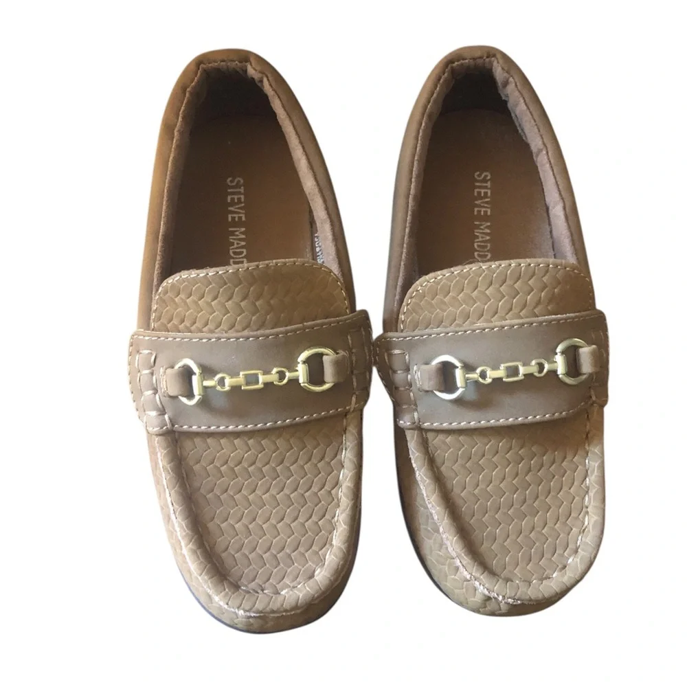 Steve Madden Brown Kids Loafers